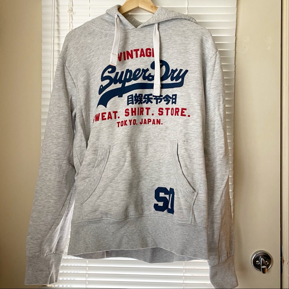 SuperDry Grey Hoodie